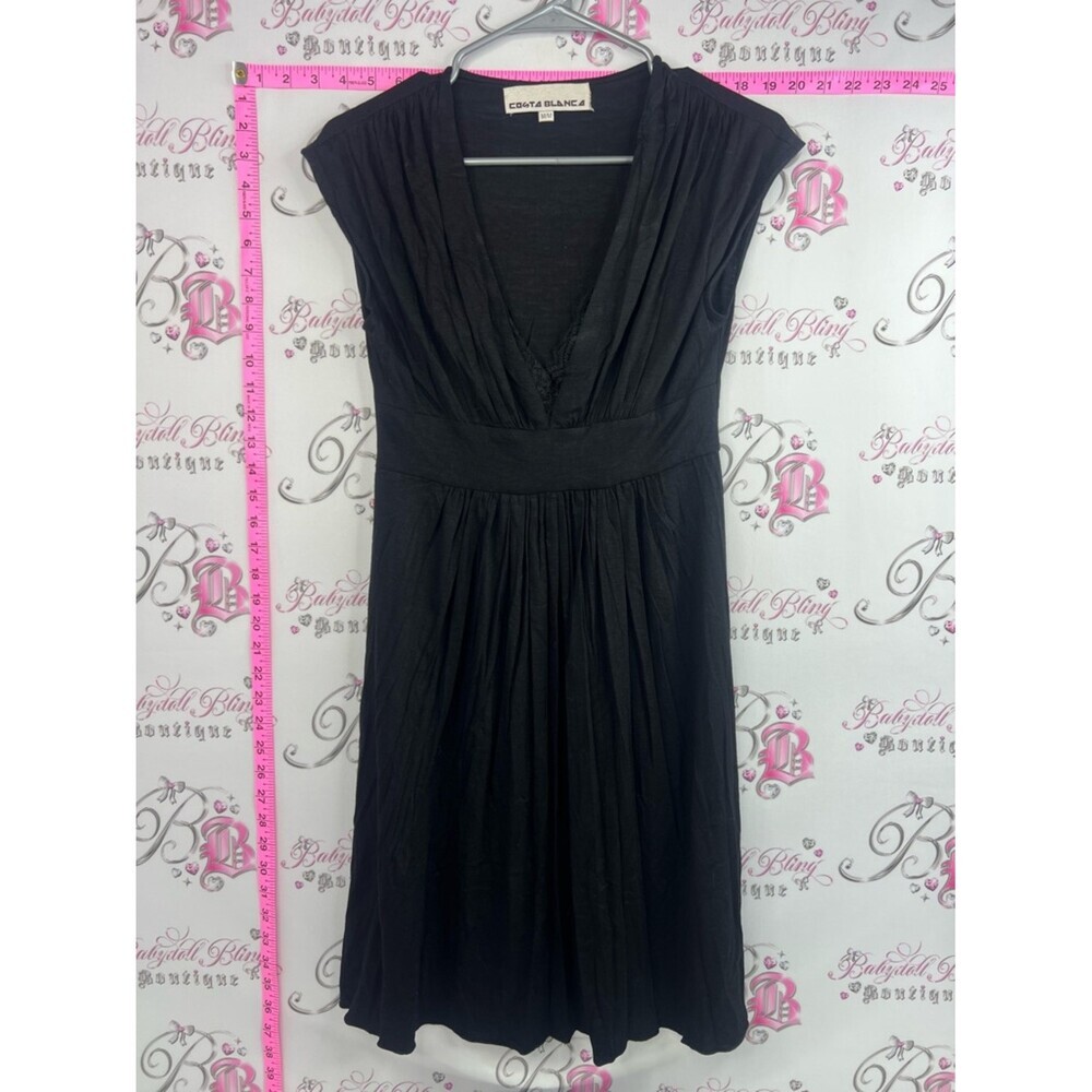 Costa Blanca dress Lacie detail floral Black V-Neck Midi Dress flowy comfy
